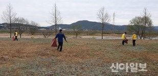 합천읍 주민자치위, 봄맞이 환경정화 활동