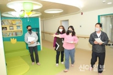 김진술 진해구청장, 장애전담어린이집 증축·리모델링 공사장 점검