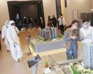 [포토] DMC리버파크자이·리버포레자이 견본주택, 코로나19 철벽 방어