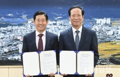 거창군-바스텍앤오로나엘리베이터, 60억원 투자유치 협약