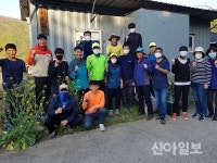 영천시청마라톤클럽, 경로당 리모델링 봉사 구슬땀