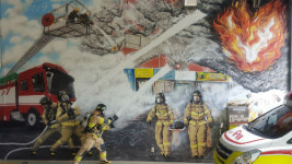 “샘머리안전센터로 트릭아트 구경 오세요”