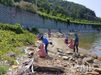 창원해경, 민관 합동 연안 수중정화 활동 전개
