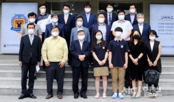 강원도교육청, 박백범 교육부 차관 한국소방마이스터고 방문