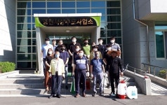 영천시 상수도사업소, 청사 주변 여름맞이 대청소 실시
