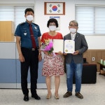 익산경찰서, 공동체 치안 유공 함열 상시마을 이장 감사장 수여