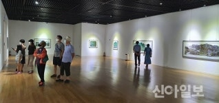 진도 남도전통미술관, 수묵산수화·청록산수화 전시회