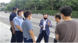 동작구 사당롯데캐슬골든포레 단지 앞 버스정류소 통합화