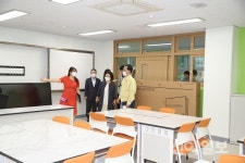 박상돈 천안시장, 천안호수초등학교 개교 전 시설점검