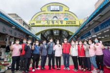 [포토] 양천구 신영시장, 아케이드 공사 준공