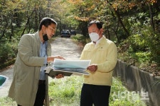 최인주 진해구청장, 드림로드 단절구간 점검