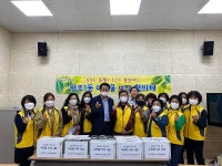 순천 왕조1동 마중물보장협의체, 사랑 듬뿍, 영양 가득 두유 나눔 활동