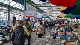 화순읍, 고인돌전통시장서 마스크 착용 캠페인 펼쳐