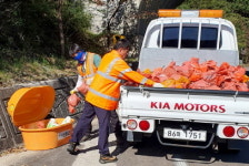 산청군, 겨울철 도로 설해대책 본격 가동