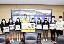 코로나19 극복에 힘 보탠 상주시 청소년들