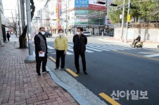 진해, 냉천로 주변 교차로 일원 점검