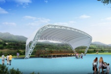 진주시, 하대동 남강둔치 야외무대 설치