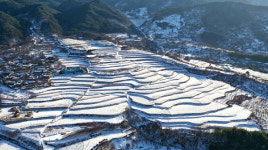 [포토] 구례 산동면 사포마을 다랭이논 설경