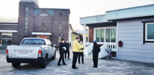 강영석 상주시장, 코로나19 대응 임시선별 진료소 현장 방문