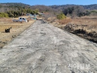 경주시, 천군동 종합자원화 단지~도동구획지구 연결 도로폐쇄