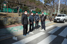 진해, 안청로 교차로 주변 점검