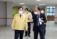 설동호 대전시교육감, 개교 대비 대전해든학교 현장점검 실시