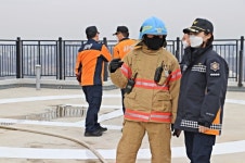 시흥소방서, 주상복합 고층건축물서 화재진압훈련 실시