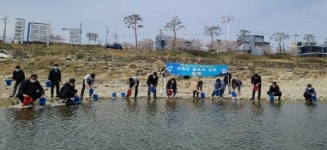 청정 은어의 고장 산청군 2차 방류사업 실시