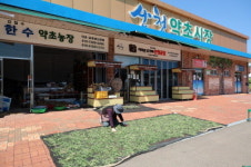 산청약초시장, 약초제품 특판행사 진행