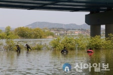 서산 성암저수지 인근서 실종 50대 남성 수색 이틀째 이어져