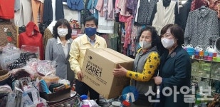 창원 의창구, 전통시장 18곳에 덴탈마스크 2만장 배부