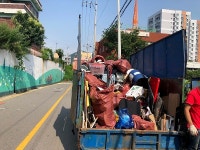 여수시 중앙동, 모두모아봉사대와 취약계층 집청소 봉사활동