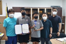 경민중학교 U-13(중등 1학년), 양구군 국토정중앙배 전국유소년축구대회 우승
