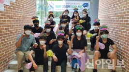 홍천군청소년상담복지센터, 팔렬중학교 코로나 극복 응원·학교폭력예방 아웃리치 진행