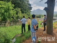 황규종 의창구청장, 북면공설운동장 시설개선사업 현장 점검
