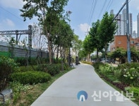 노원구, 도심속 산책로 석계로 가로정원 조성 마무리