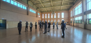 경산교육지원청, 금락초등학교 다목적강당 예비준공검사 실시