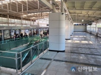 공항철도 계양역 승강장 확장 공사 완료