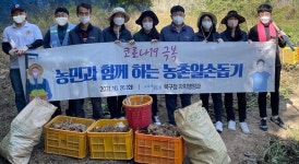 포항 북구 자치행정과, 기북면 야콘농장서 농촌일손돕기 봉사