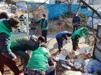진주시 상대동 봉사단체, 설맞이 깨끗한 상대동 가꾸기 시민 대청소