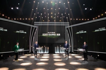 이재명·윤석열·안철수·심상정 TV토론 대격돌… 4인4색 모두발언