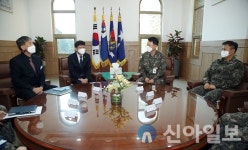 김성호 진해구청장, 진해기지사령부 방문