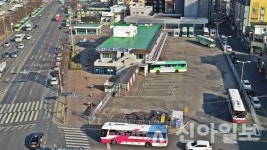 경주시외버스터미널 주변 공공디자인 사업으로 새 단장