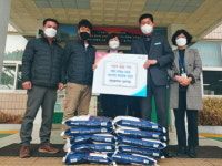 한전엠씨에스 진주지점, 금산면에 이웃돕기 물품 기탁