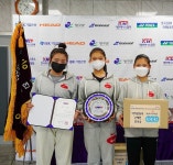 충남여중, 전국남여중고등학교 테니스대회 여중부 단체 준우승