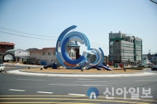 태안군, 태안여고 앞 교통광장 산뜻하게 개선