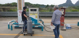진안양방향휴게소, LPG 정량·비중검사 실시