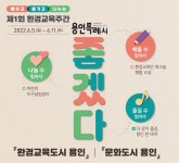 용인, 환경교육주간 맞아 다양한 프로그램 운영