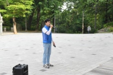 대전중구공무원노동조합, 보문산 사회봉사 플로킹 활동 전개