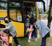 홍성교육지원청, 내포 가람유치원서 통학차량 동승점검